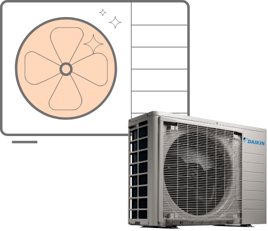 Nettoyage condenseur thermopompe murale